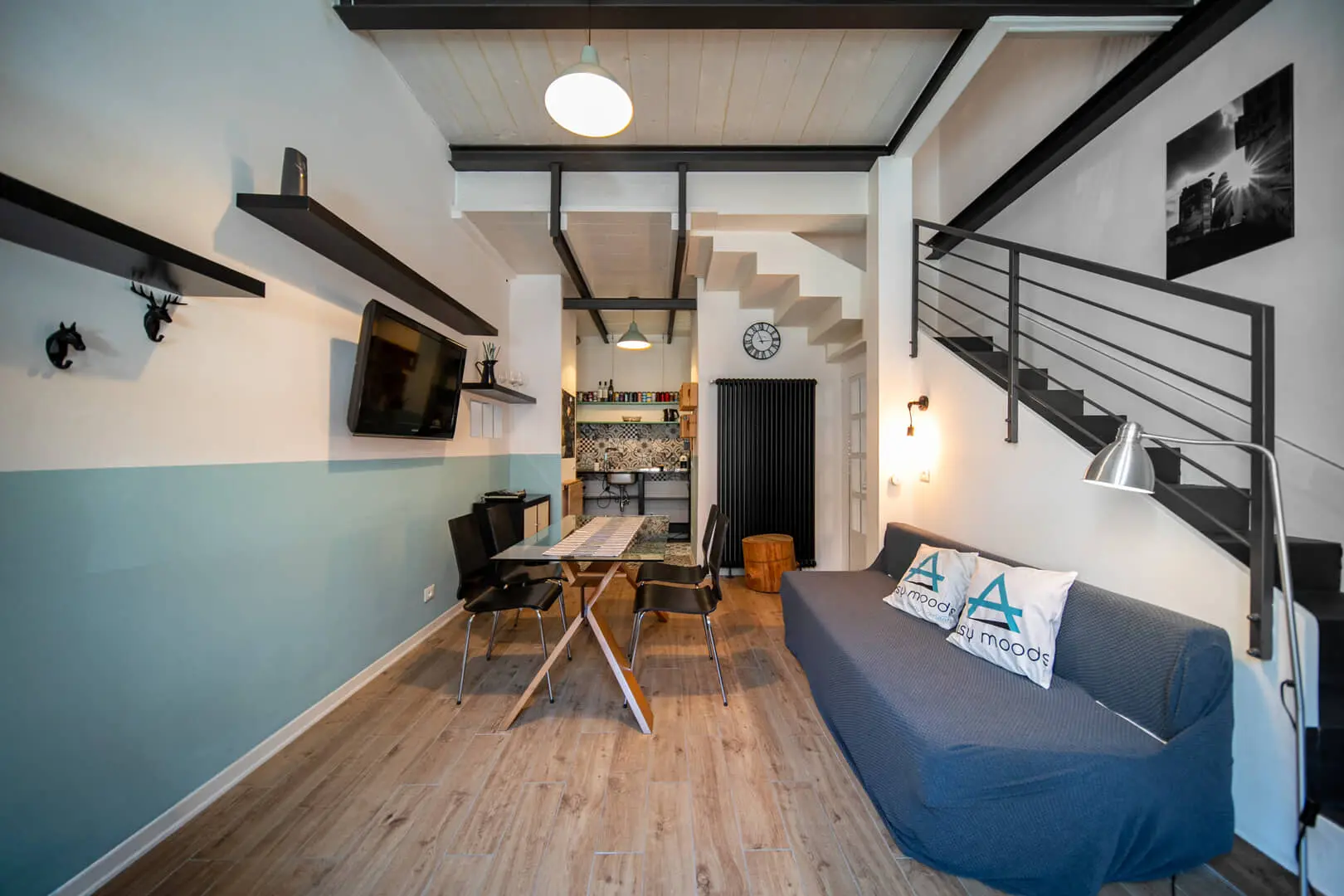 Soggiorno moderno e luminoso